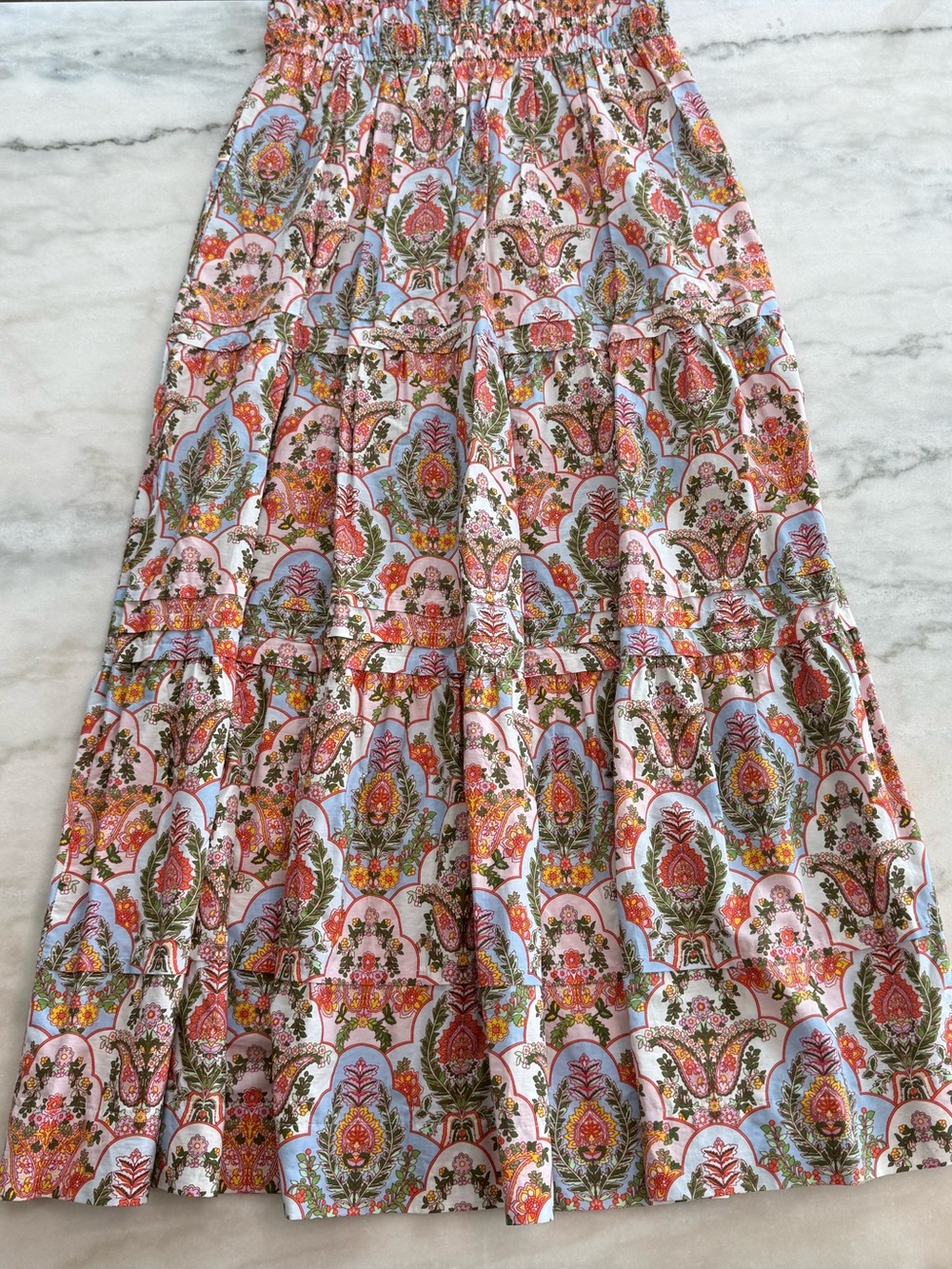 Anthropologie Somerset Maxi Dress Paisley Floral Boho Cottagecore Women Size M - Picture 12 of 13